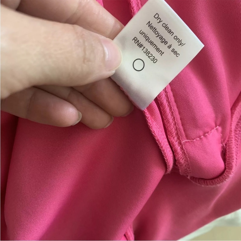 Pam & Gela Pink Track Stripe  Jacket Crop bomber jacket size P Small hogh low - Picture 8 of 12